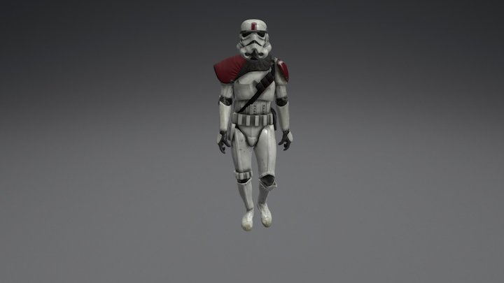 Star Wars Imperial Remnant Stormtrooper 3D Model
