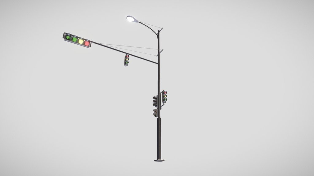 Trafficlight07 - Street Kitbash Collection