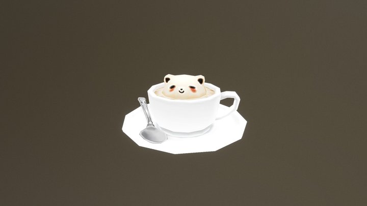 Bear Coffee 3D Model