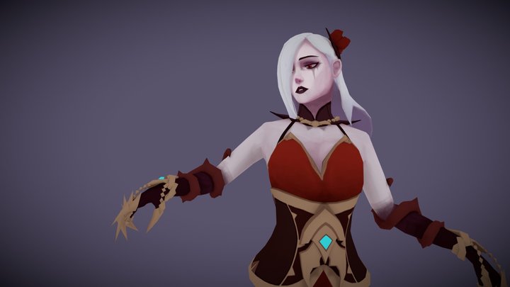 Carmilla (mobile legends) 3D Model