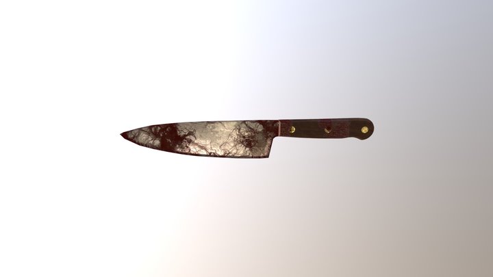 Kitchen Knife 3D Model