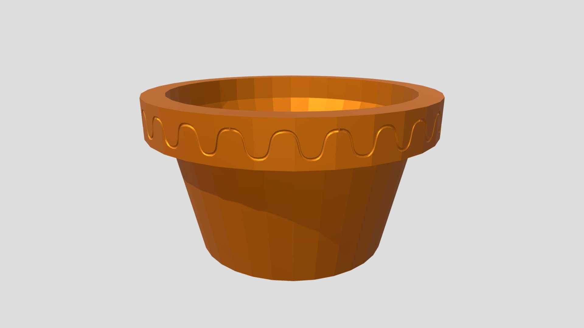 Orange-pot