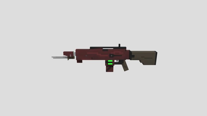 Kantrael  assault rifle 3D Model
