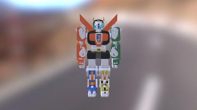 Voltron 3D Model