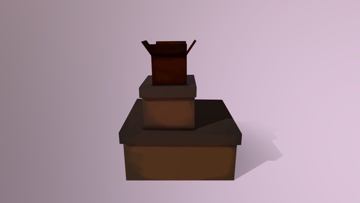 Assorted Boxes FryrichFeliz 3D Model