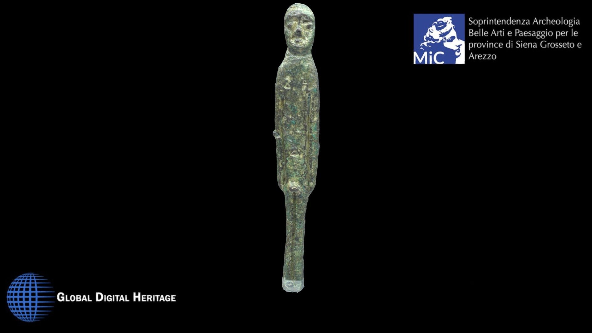 Bronze figurine, Campo Muri, Asciano