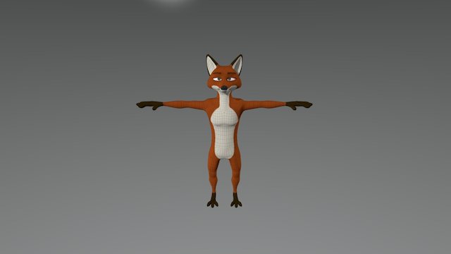 Fox 3D Model