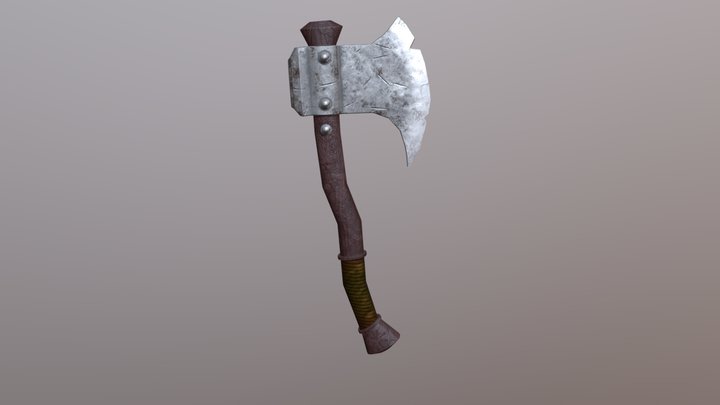 Wolf's Bite Axe 3D Model