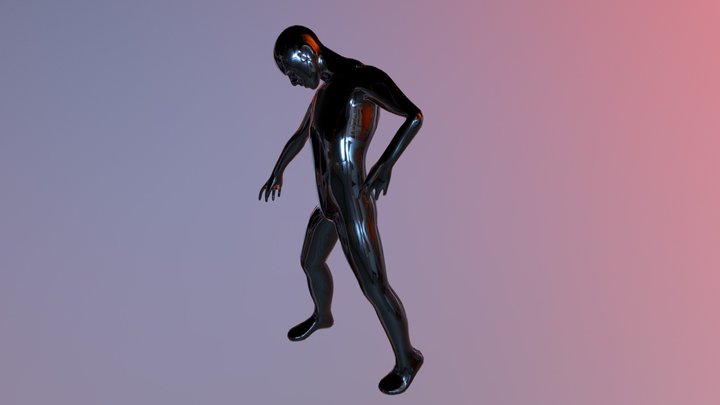 Pose de torero o dolor lumbar... 3D Model
