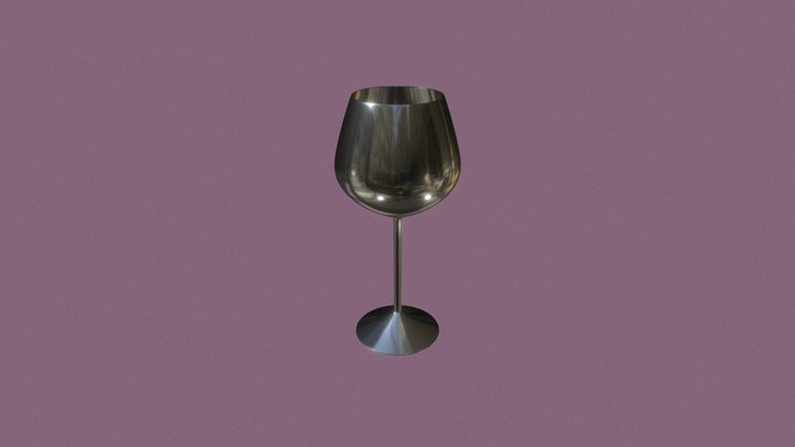 Taça de prata 3D Model