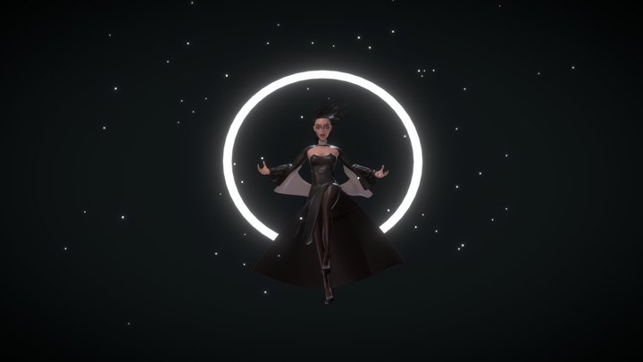 The witch of the night 3D Model