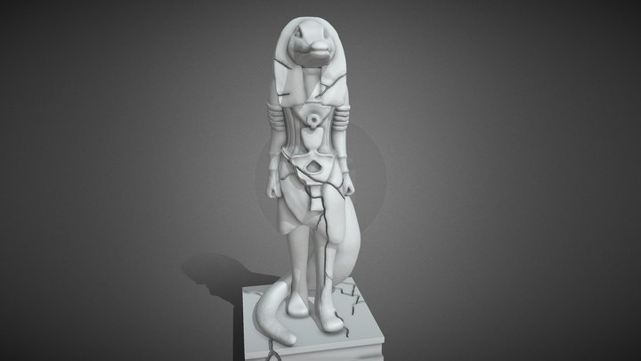 Ammit Statue - Moon Knight [3D Printable] 3D Model