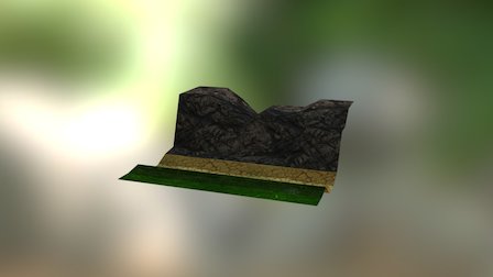 Low Poly Terrain 3D Model