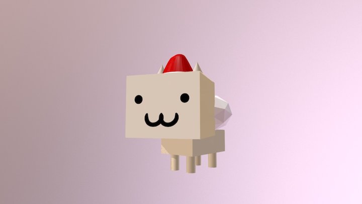 Tabineko Animation Christmas 3D Model