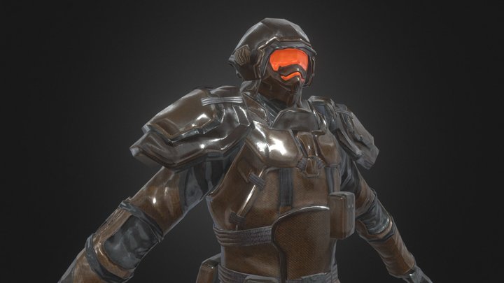 RedFactionGuerilla - EDF Trooper – Modèle 3D gratuit STL