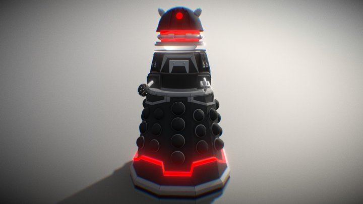Defence Drone Dalek 3D Model