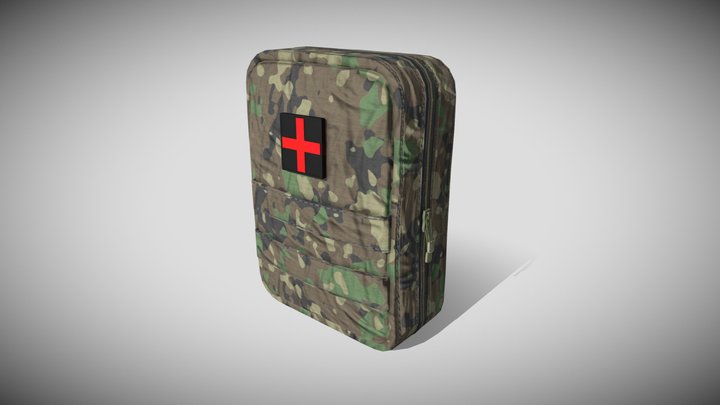 Individual First Aid Kit - IFAK 3D Model