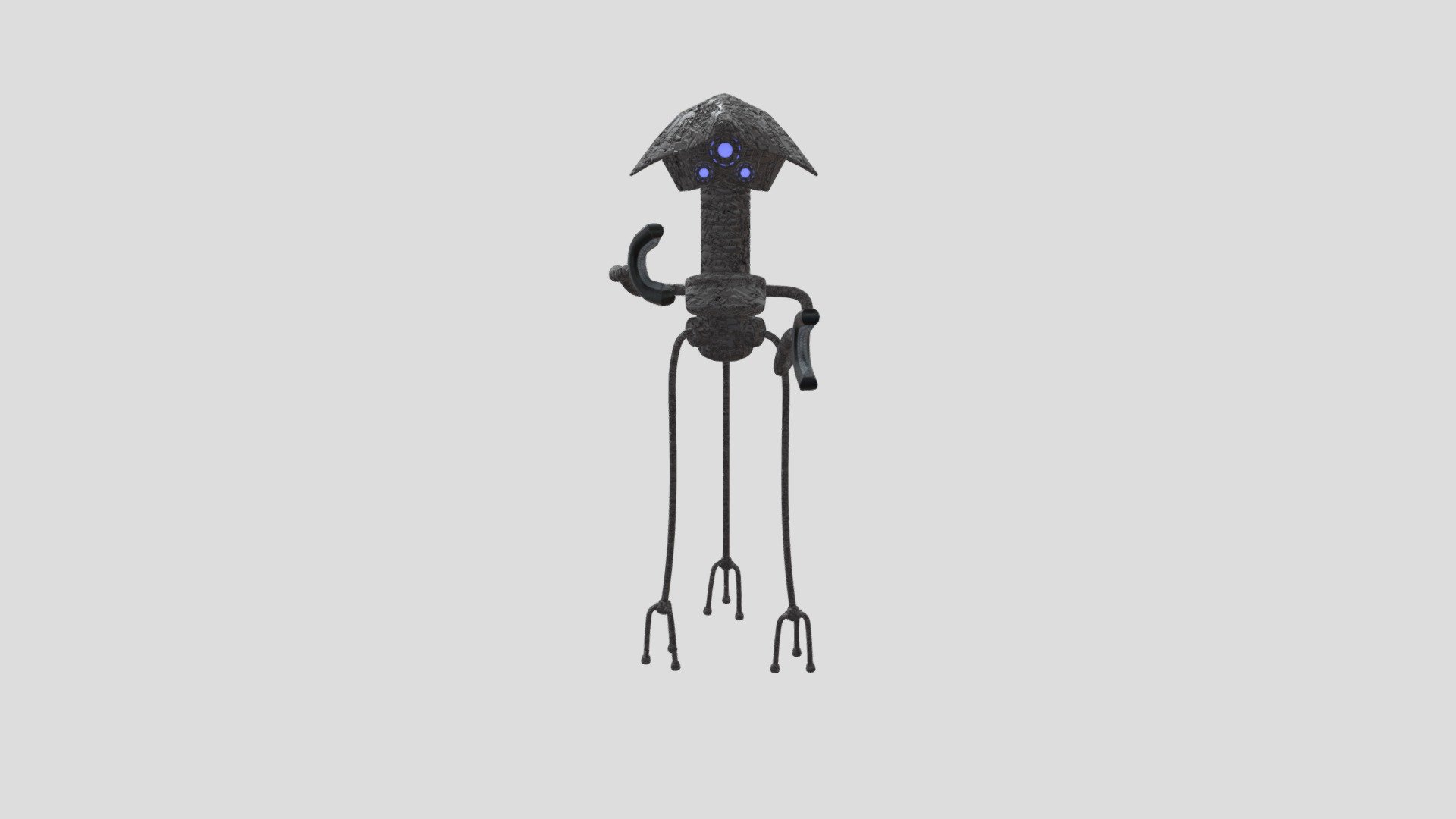 tripod walker 3D model by flashmustachee [41c599d] Sketchfab