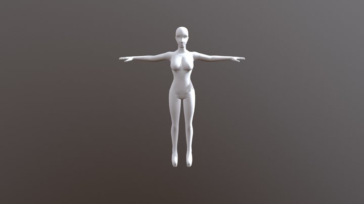 Female Model 3D Model