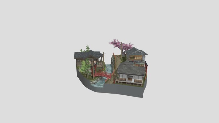 city_scene_kyoto 3D Model