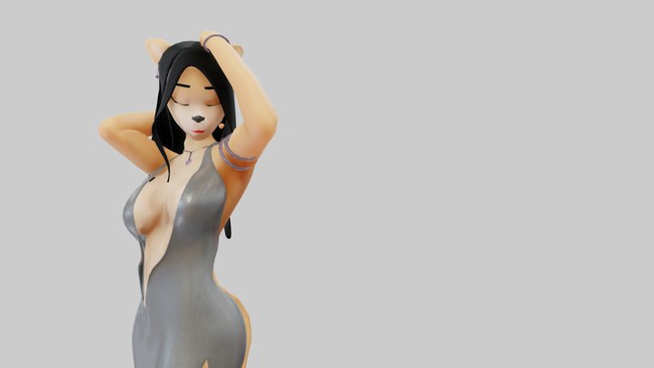 MonicaV04 | Animation ready 3D Model