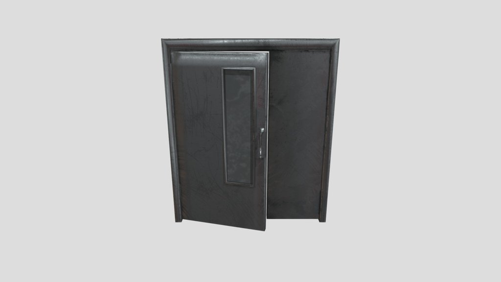 Rust Glass Door