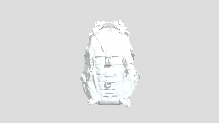 Tactical Backpack 3D Model