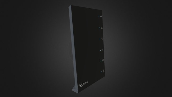 CGAxis WiFi Router 3D Model