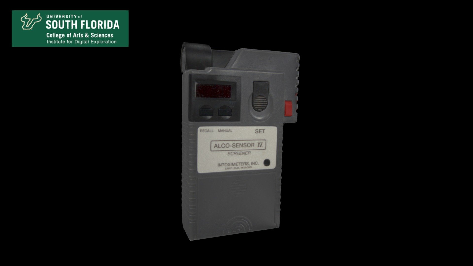 Alcohol Sensor — Sketchfab embed 3D viewer