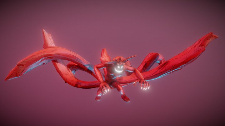 Stylized Kurama 3D Model