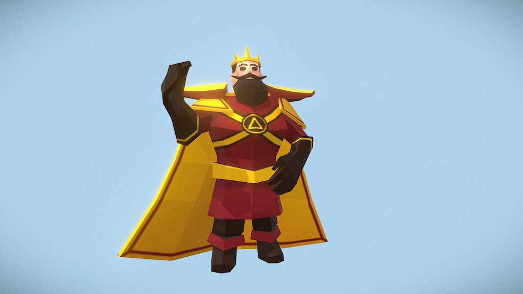 King posed - Medieval Fantasy Challenge