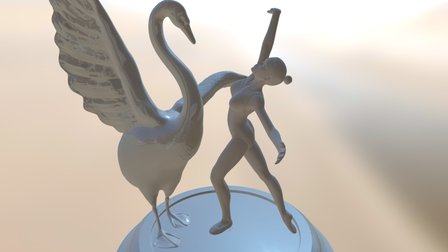 Ballet Scene 3D Model
