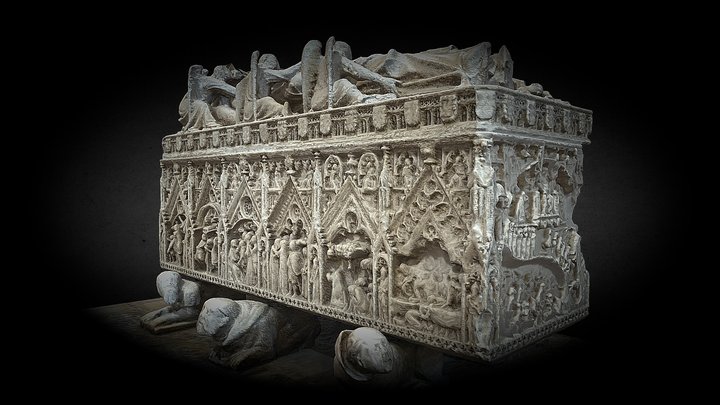 Tumba de Inés de Castro (Monasterio de Alcobaça) 3D Model
