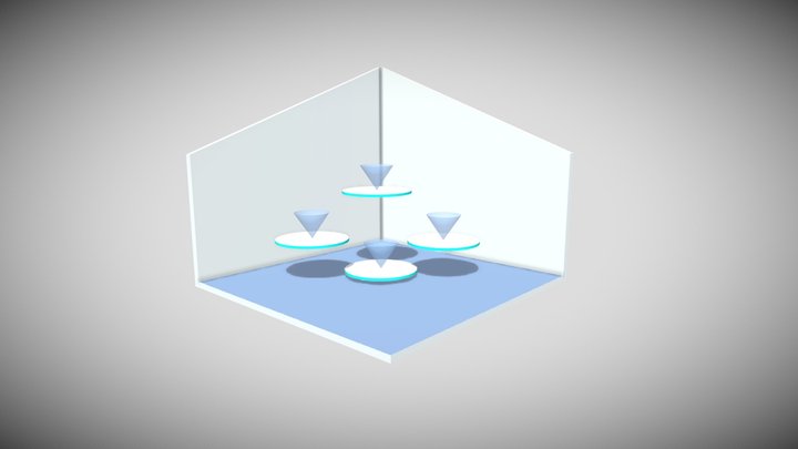 STAND FLOTANTE 3D Model