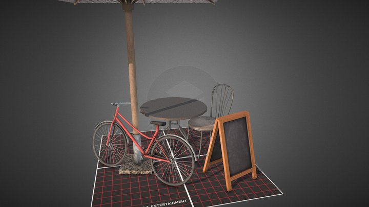 3DLowPoly_5Props 3D Model