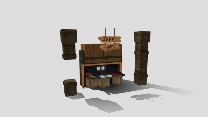 Rush from roblox doors - Download Free 3D model by altjam294