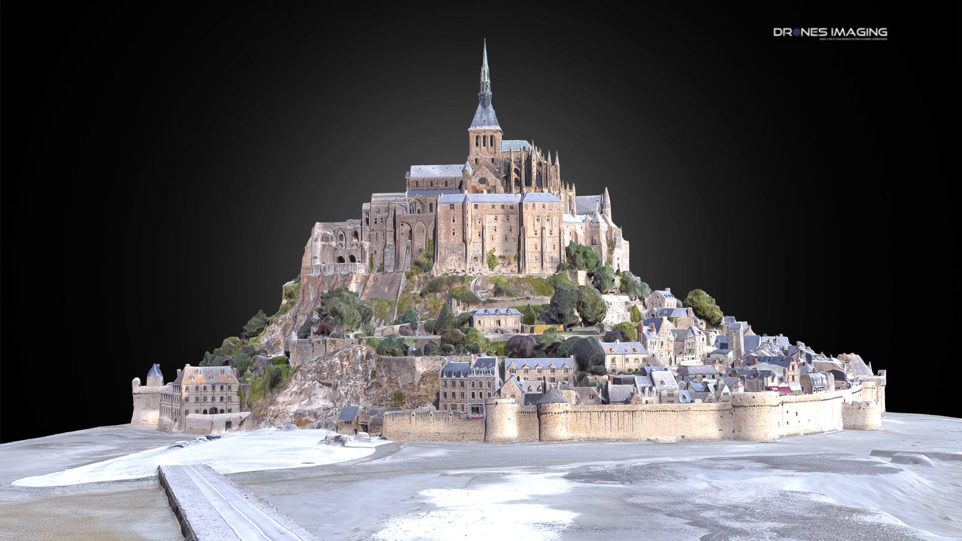 Mont Saint-Michel and its bay