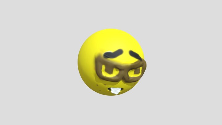 nerd emoji 3D Model