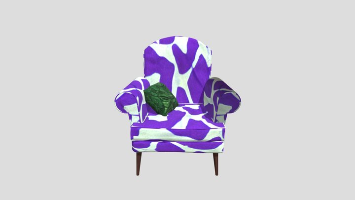 Funky Arm Chair 3D Model