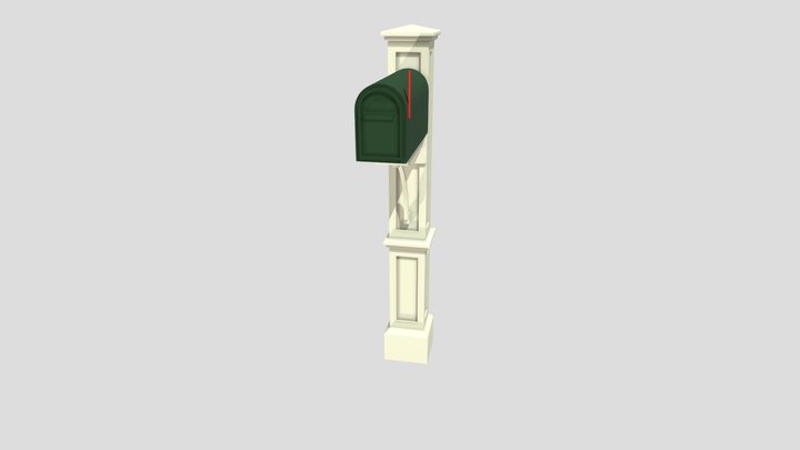 Mailbox Fast Druft 3D Model