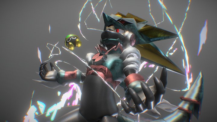 MegaMan EXE Gregar Beast - PBR Version 3D Model