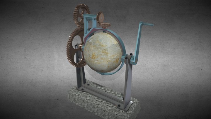 Gear Wheel Train for Superposition of 2... 3D Model