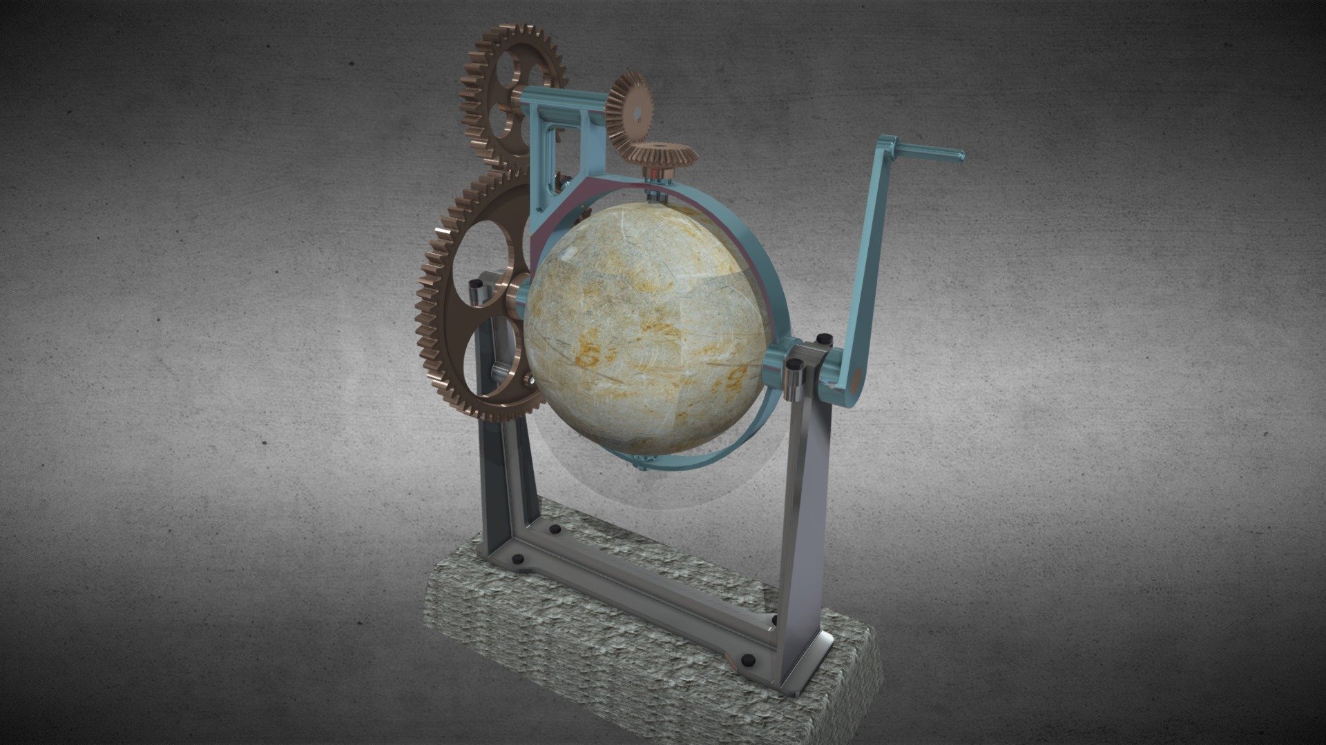 Gear Wheel Train for Superposition of 2... — Sketchfab embed 3D viewer