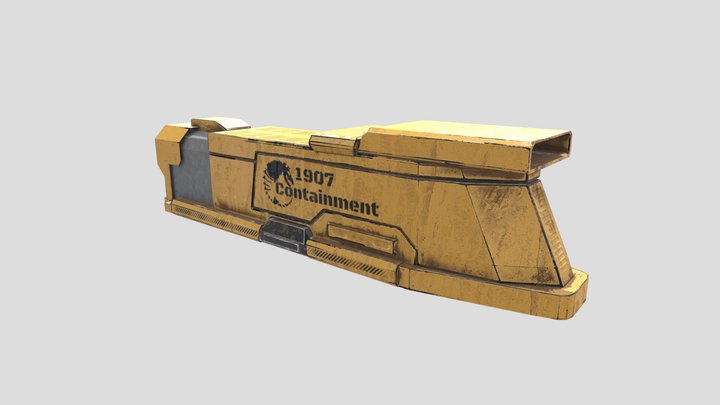 Train from Cyberpunk 3D Model