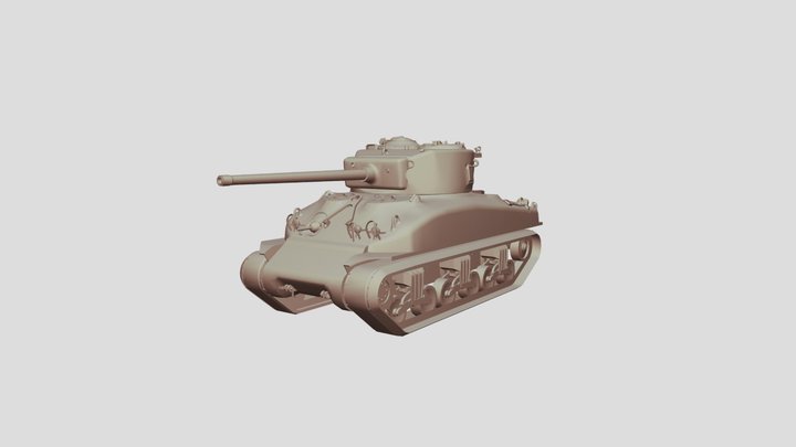 Low Poly M4A1(76) 3D Model