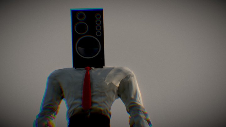 Large Speakerman remake 3D Model