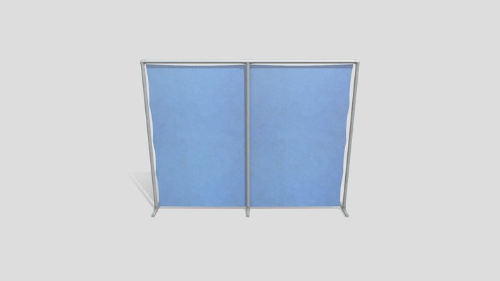 Construction Fence with Screen – Modello 3D gratuito STL
