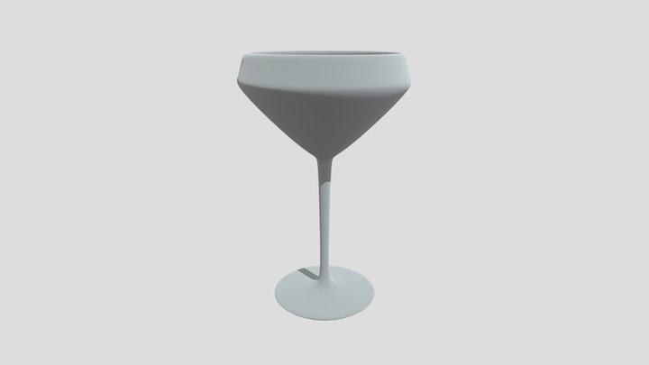 Martini Glass 3D Model