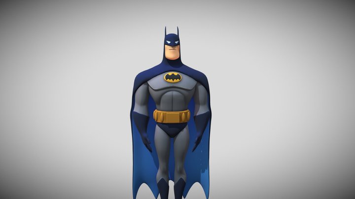 Batman animated 3D Model