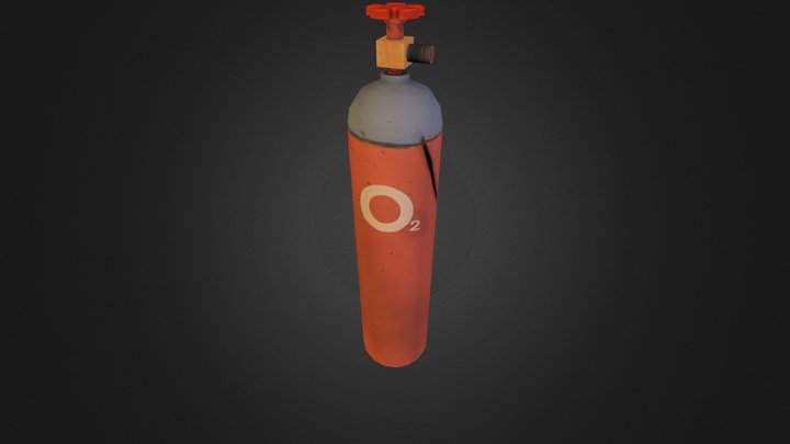 Oxygen Tank 3D Model